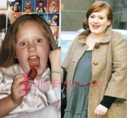 Adele avant sa perte de poids